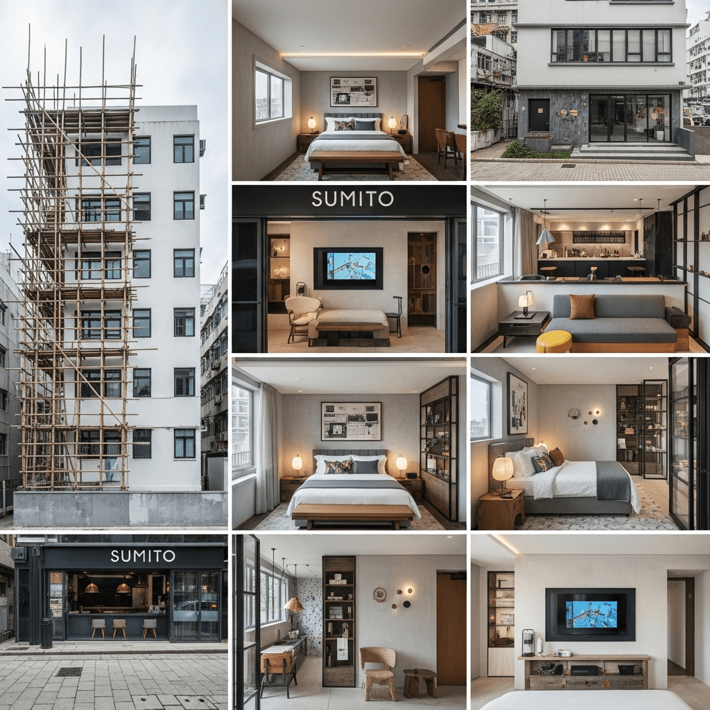 SUMITO — Bamboo Scaffolding & Bauhaus: An Architectural Dialogue in Sham Shui Po